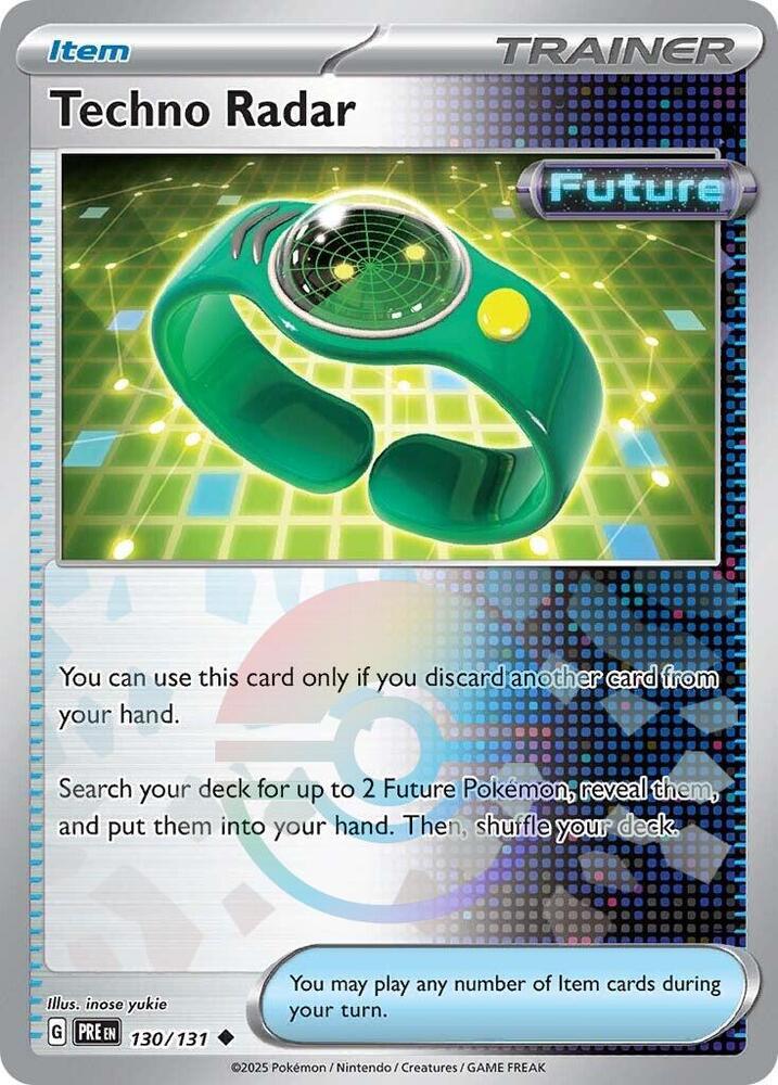 Techno Radar (130/131) (Poke Ball Pattern) [Scarlet & Violet: Prismati