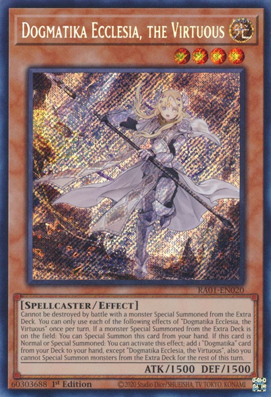 yugioh dogmatika cards Fleurdelis, the Thunderbolt | Secret Rare | Orica PROXY send 2 monsters with different names from your Extra Deck to the GY B276 YUGIOH TRAP CARD DOGMATIKA