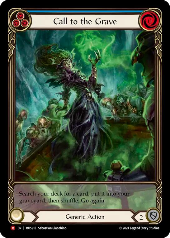 mtg extended art cards Call to the Grave (Extended Art) [ROS218] (Rosetta) Rainbow Foil