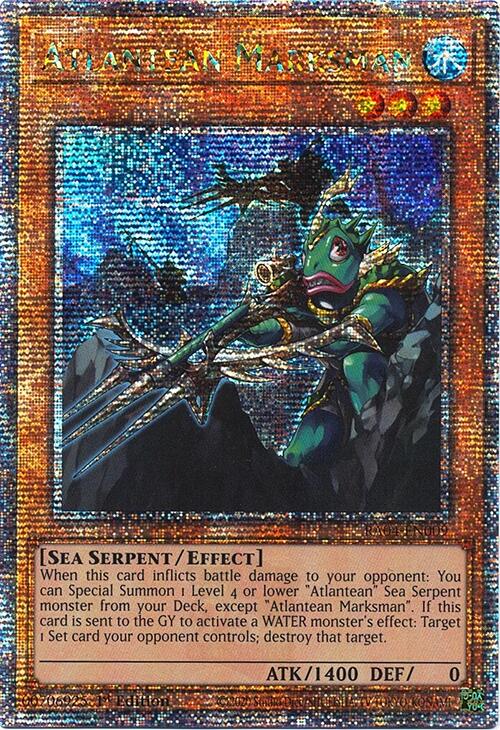 Atlantean Marksman [RA04-EN009] Quarter Century Secret Rare