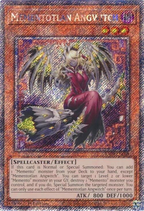Mementotlan Angwitch [RA04-EN048] Platinum Secret Rare