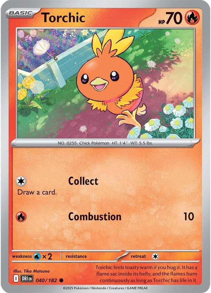Torchic (040/182) [Scarlet & Violet: Destined Rivals]