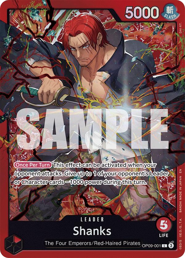 Shanks (OP09-001) [Starter Deck: Red Shanks]