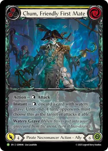 Chum, Friendly First Mate [GEM046] (GEM Pack 2)  Rainbow Foil