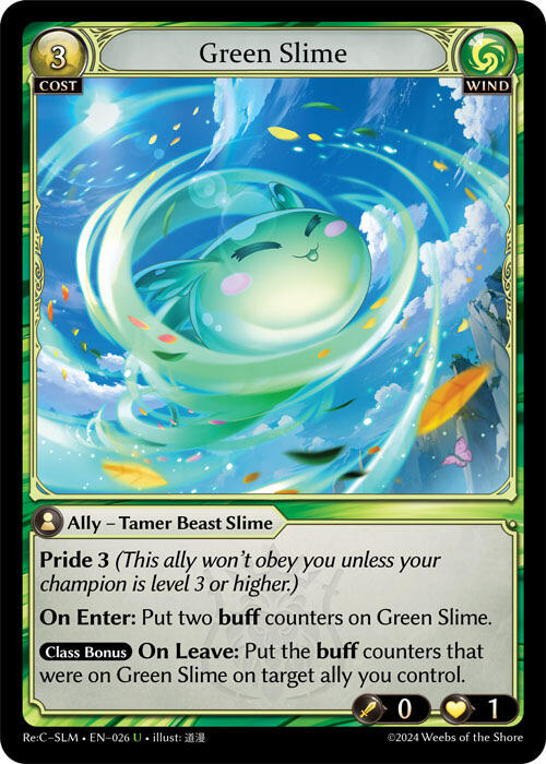 Green Slime (026) [Silvie Re:Collection, Slime Sovereign Lite]