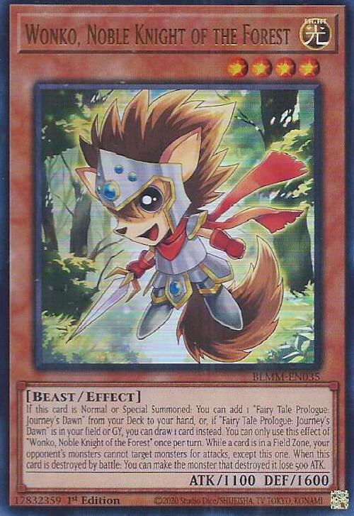 Wonko, Noble Knight of the Forest [BLMM-EN035] Ultra Rare
