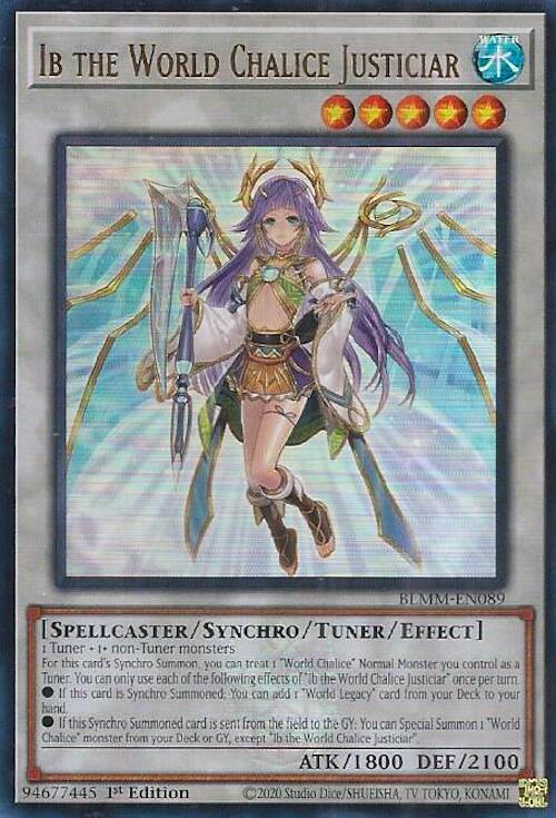 Ib the World Chalice Justiciar [BLMM-EN089] Ultra Rare
