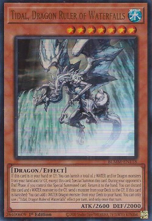 Tidal, Dragon Ruler of Waterfalls [BLMM-EN118] Ultra Rare