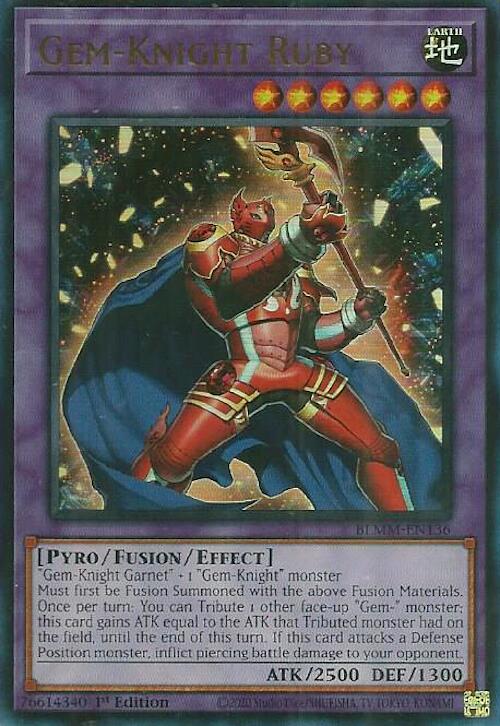 Gem-Knight Ruby [BLMM-EN136] Ultra Rare