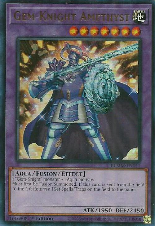 Gem-Knight Amethyst [BLMM-EN141] Ultra Rare