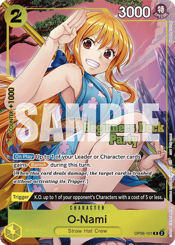 O-Nami (ST-23 - ST-28 Beginners Deck Party) [Winner] [One Piece Promotion Cards]