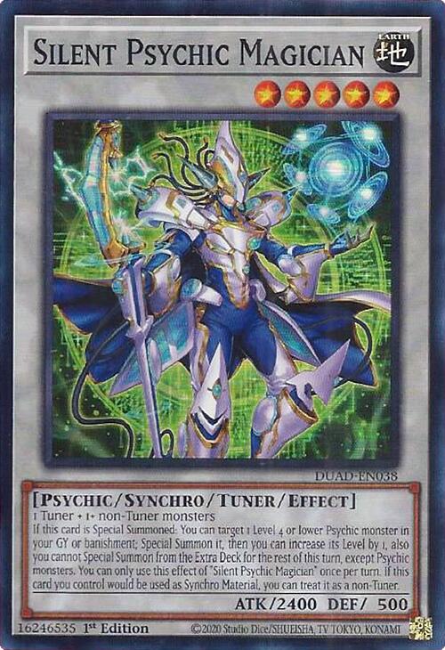 Silent Psychic Magician [DUAD-EN038] Super Rare