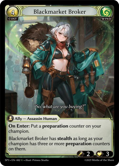 Blackmarket Broker (002) [Supporter Pack 3]