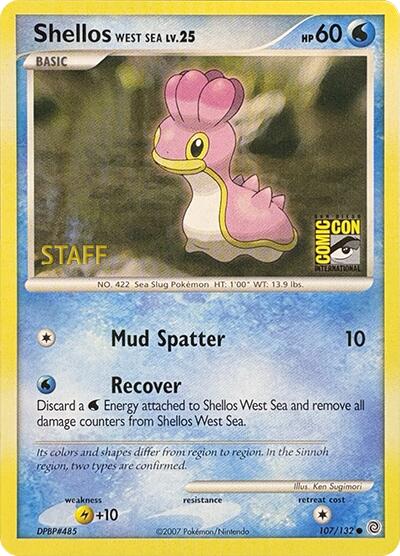 Shellos West Sea (107/132) (SDCC 2007 Staff) [Miscellaneous Cards]