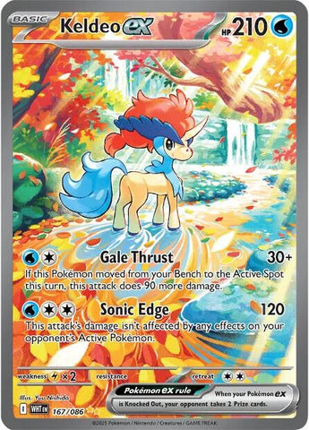 Keldeo ex (167/086) [Scarlet & Violet: White Flare]