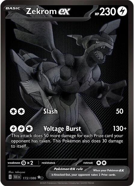 Zekrom ex (172/086) [Scarlet & Violet: Black Bolt]