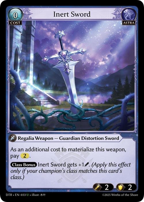 Inert Sword (033) [Distorted Reflections]