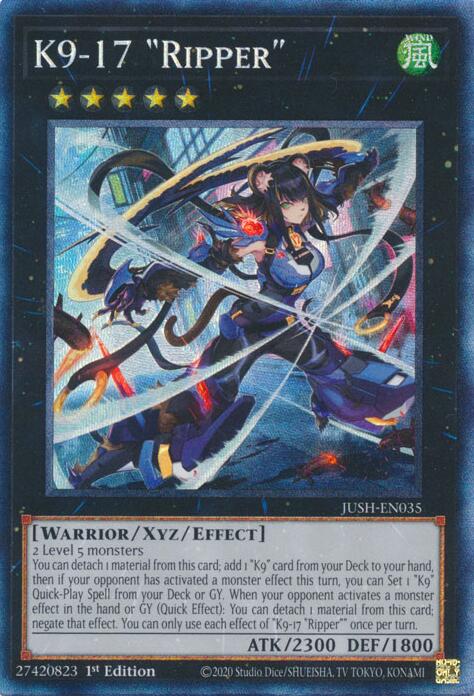 K9-17 "Ripper" (CR) [JUSH-EN035] Collector's Rare