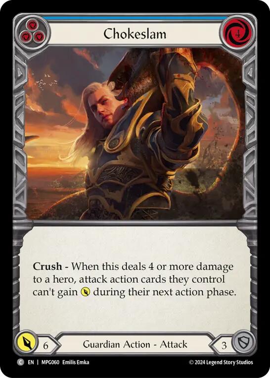 Chokeslam (Blue) [MPG060] (Mastery Pack Guardian)