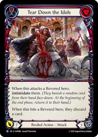 Tear Down the Idols [SUP086] (Super Slam)  Rainbow Foil