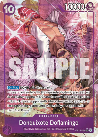 Donquixhote Doflamingo (OP14-069) (Alternate Art) [The Azure Sea's Seven]