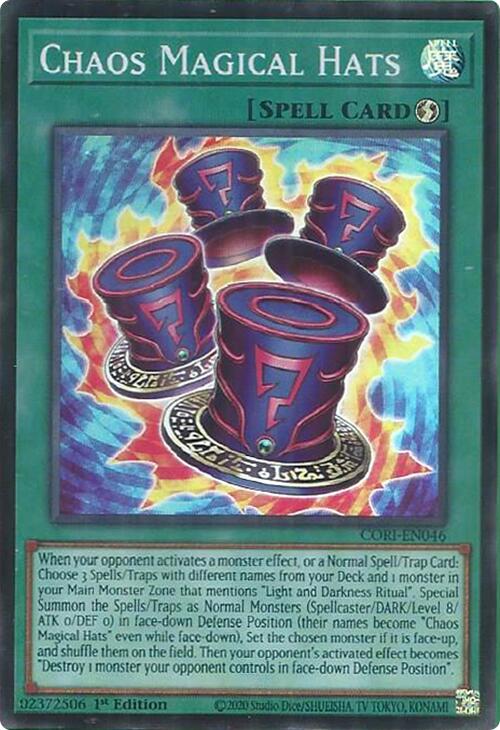 Chaos Magical Hats [CORI-EN046] Super Rare