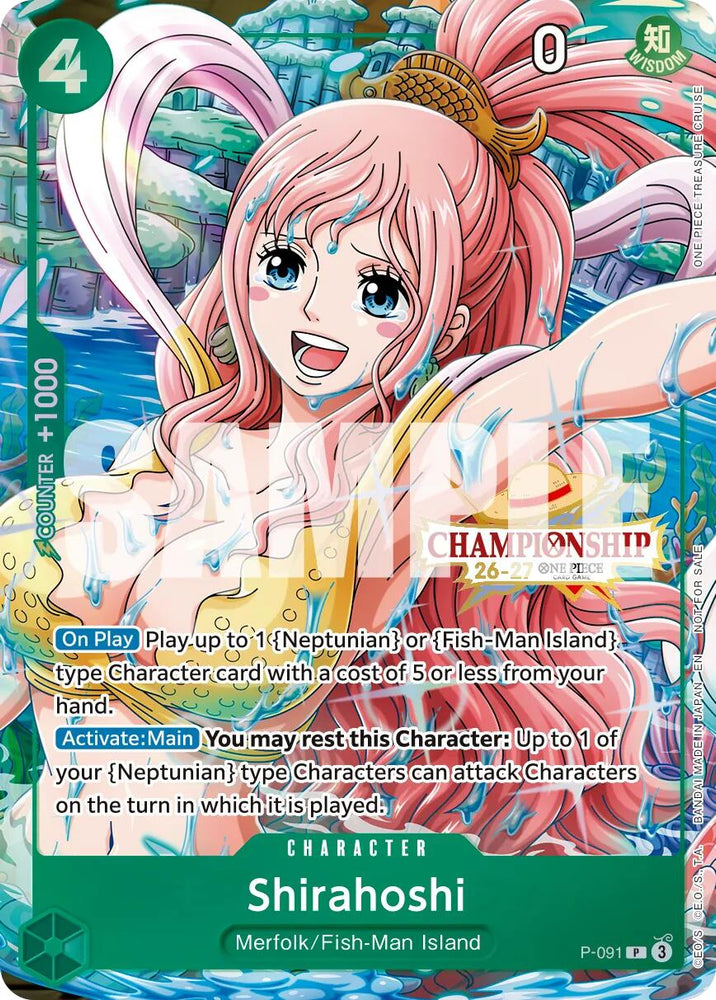 Shirahoshi (CS 26-27 Event Pack Finalist Ver.) [One Piece Promotion Cards]
