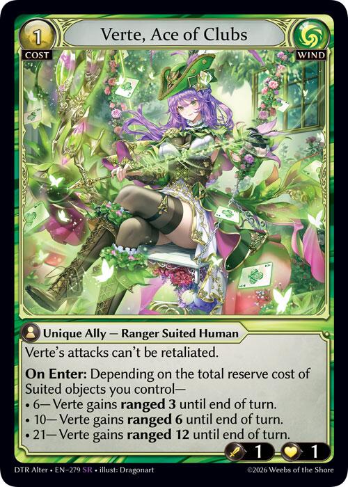 Verte, Ace of Clubs (279) [Distorted Reflections Alter Edition]