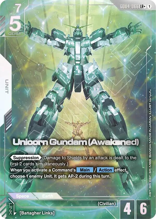 Unicorn Gundam (Awakened) (LR+) - Phantom Aria (GD04)