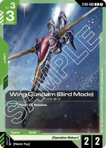 Wing Gundam (Bird Mode) (ST02-002) [Wings of Advance]