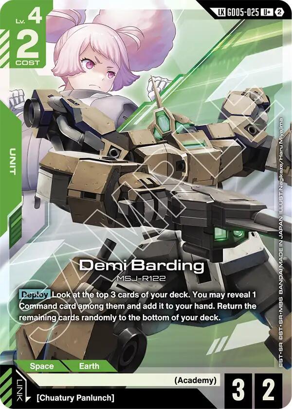 Demi Barding (U+) (Link Rare) - Freedom Ascension (GD05)