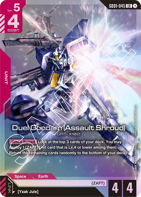 Duel Gundam (Assault Shroud) (GD01-045) [Newtype Rising]