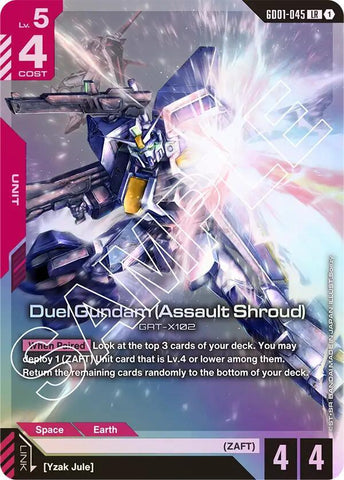 Duel Gundam (Assault Shroud) (GD01-045) [Newtype Rising]