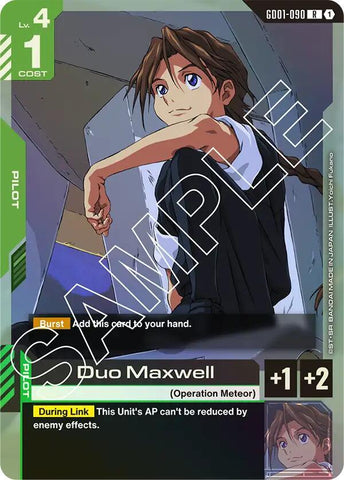 Duo Maxwell (GD01-090) [Newtype Rising]