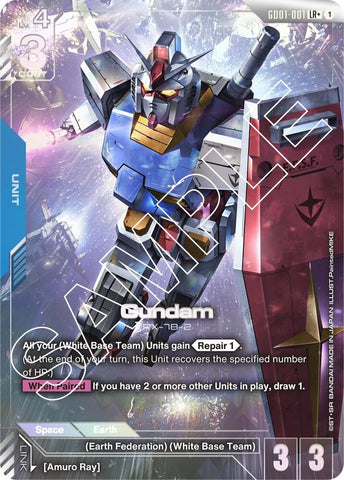 Gundam (GD01-001) (LR+) - Newtype Rising (GD01)