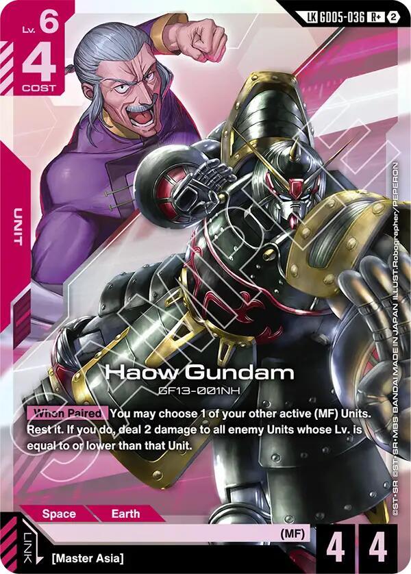 Haow Gundam (R+) (Link Rare) - Freedom Ascension (GD05)