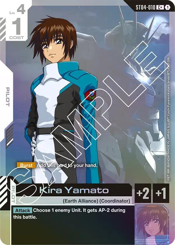 Kira Yamato (C+) (ST04-010) [SEED Strike]