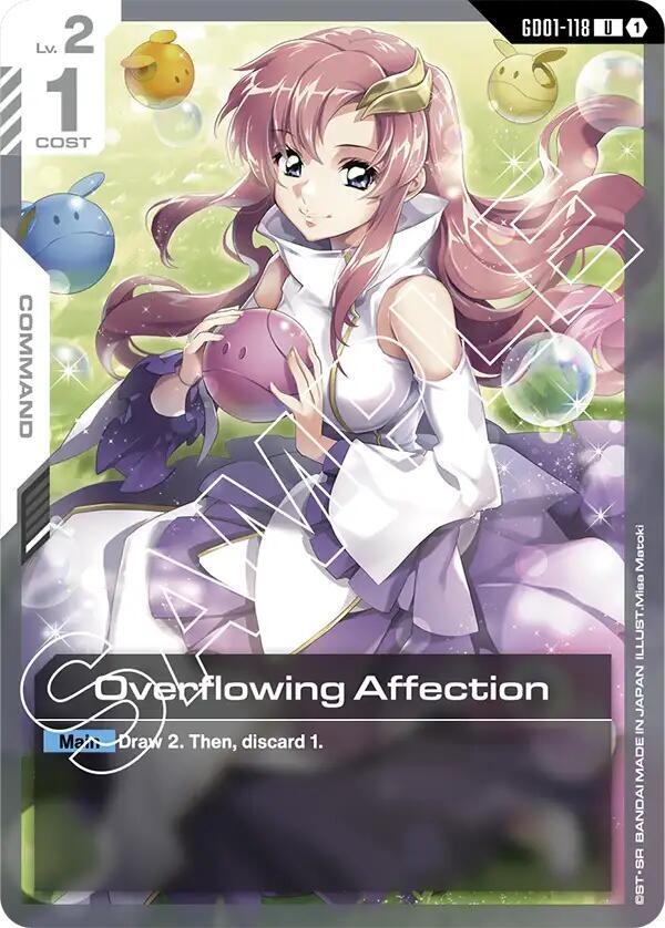 Overflowing Affection (GD01-118) [Newtype Rising]