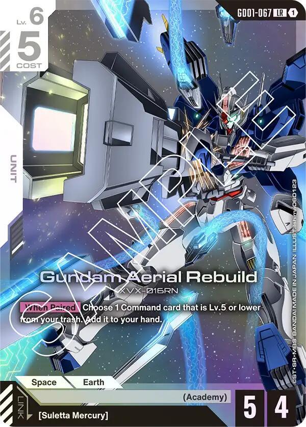 Gundam Aerial Rebuild (GD01-067) [Newtype Rising]