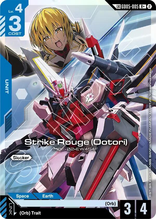 Strike Rouge (R+) (Ootori) (Link Rare) - Freedom Ascension (GD05)