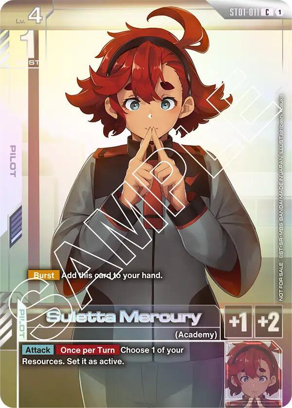 Suletta Mercury (Newtype Challenge 2025 Mission 1) - Gundam Promotional Cards (GCG-PR)