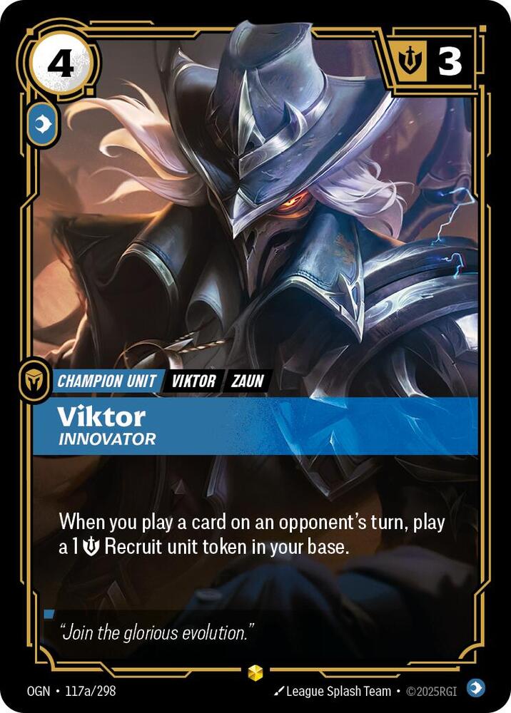 Viktor - Innovator (Alternate Art) - Origins (OGN)