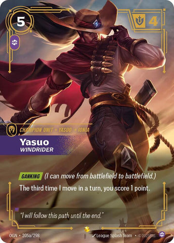 Yasuo - Windrider (Alternate Art) - Origins (OGN)
