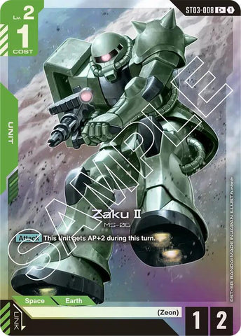 Zaku II (C+) - Starter Deck 03: Zeon's Rush (ST03)