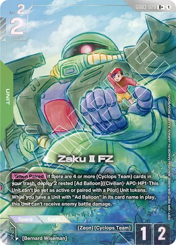 Zaku II FZ (R+) - Steel Requiem (GD03)